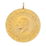 1 Adet Eski Tarihli Yarım Altın