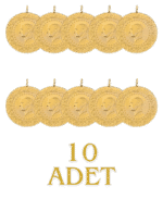 10 Adet Eski Tarihli Tam Altın - Görsel 2