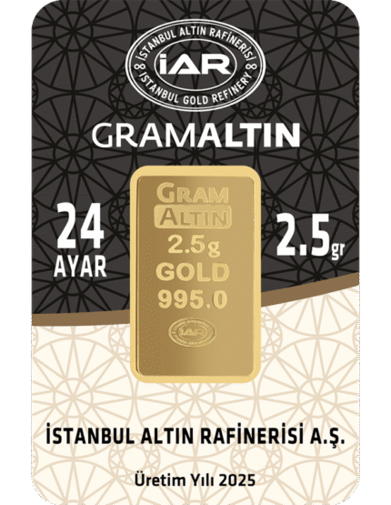 2,5 GRAM 24 AYAR İAR GRAMALTIN