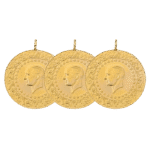 3 Adet Eski Tarihli Tam Altın