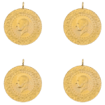 4 Adet Eski Tarihli Tam Altın