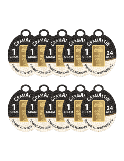 10 GRAM 24 AYAR İAR GRAMALTIN ( 1gr x 10 Adet )