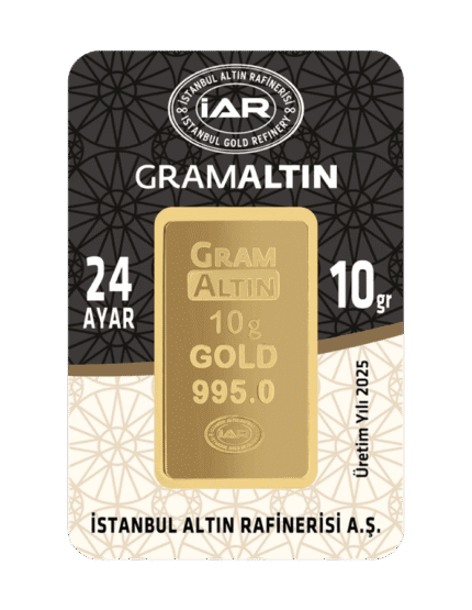 10 GRAM 24 AYAR İAR GRAMALTIN