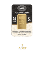 10 GRAM 24 AYAR İAR GRAMALTIN ( 5gr x 2 Adet ) - Görsel 2