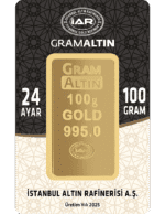 100 GRAM 24 AYAR İAR GRAMALTIN