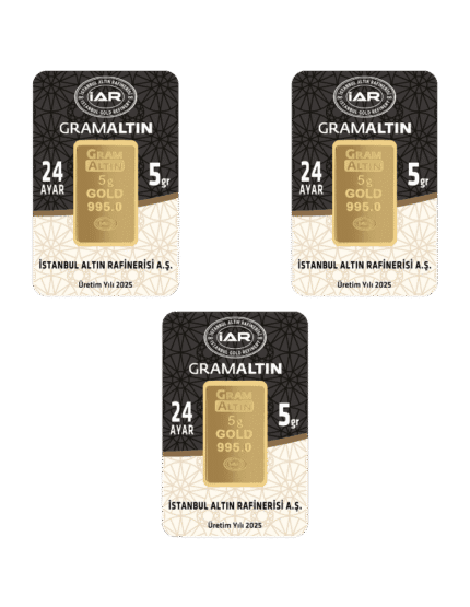15 GRAM 24 AYAR İAR GRAMALTIN ( 5gr x 3 Adet )