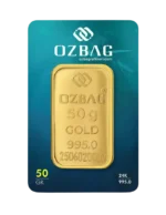 Özbağ 50 Gr Külçe Altın